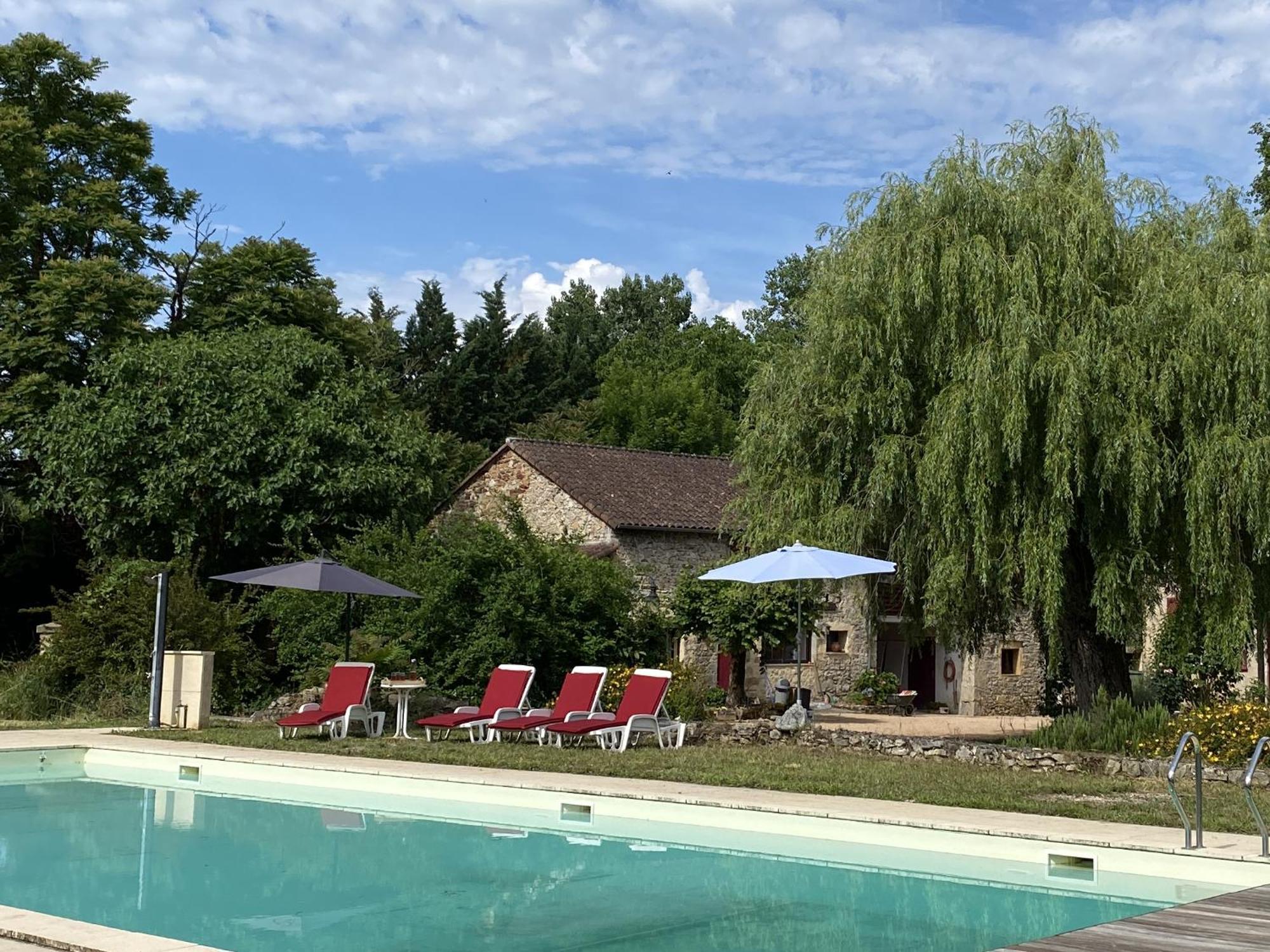 Sfeervol Vakantiehuis Op Landgoed Aan De Dordogne Villa Prudhomat Ngoại thất bức ảnh