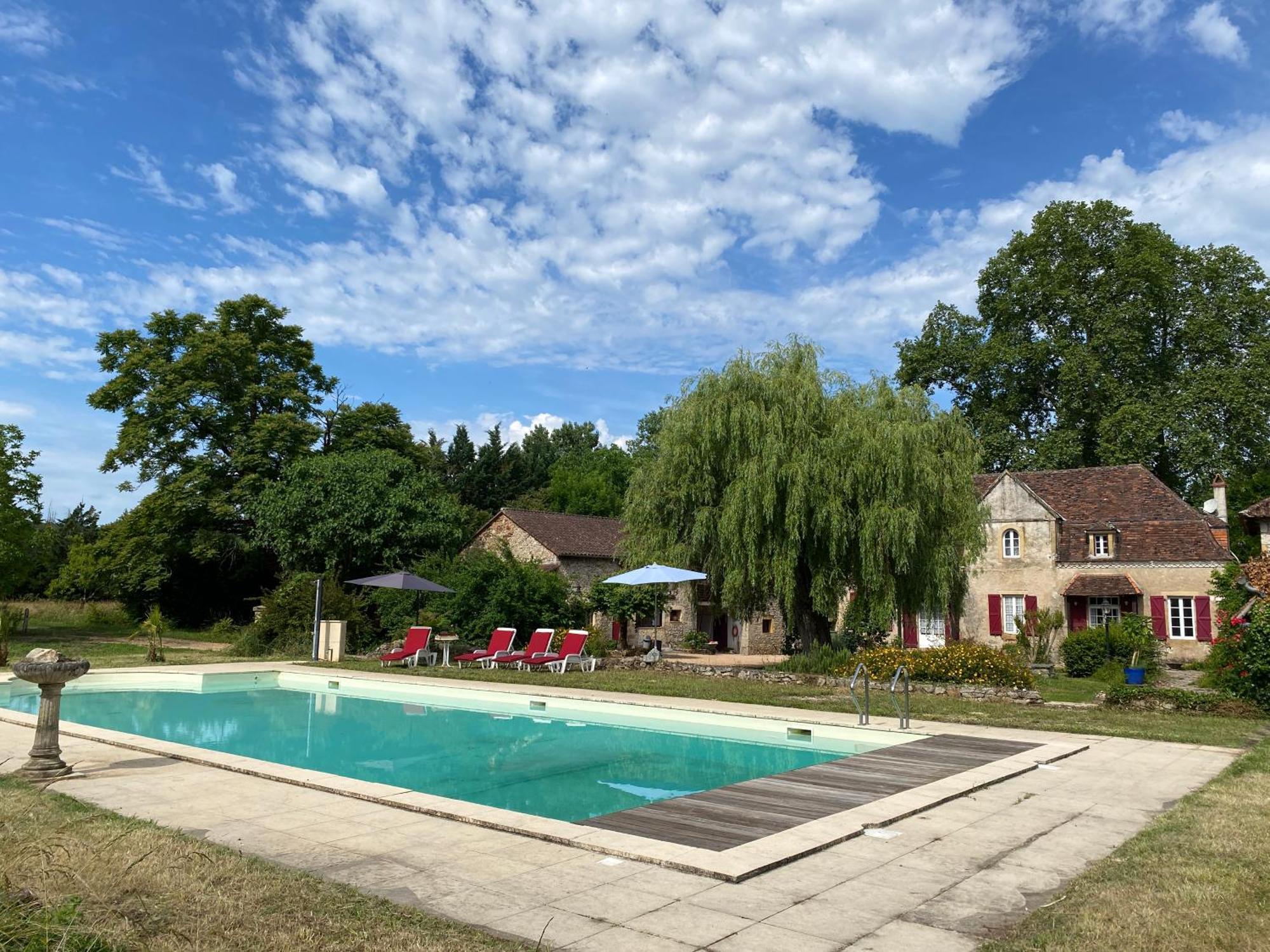 Sfeervol Vakantiehuis Op Landgoed Aan De Dordogne Villa Prudhomat Ngoại thất bức ảnh